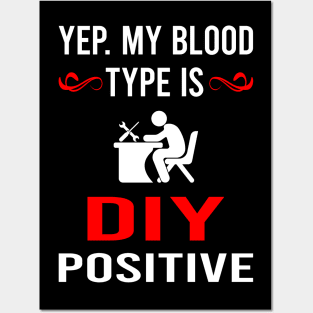 Blood Type DIY Posters and Art